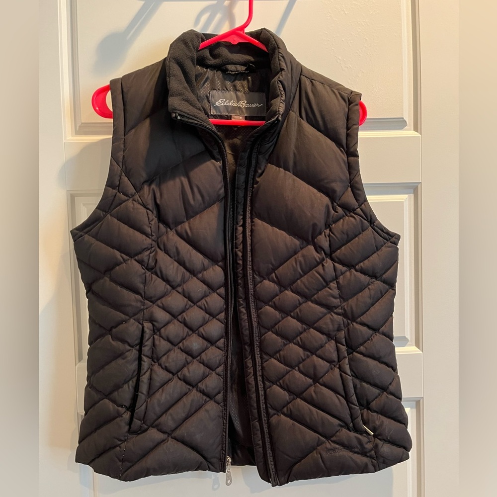 Black winter vest